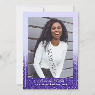 Purple Haze Glitz Pageant Autograph Cards