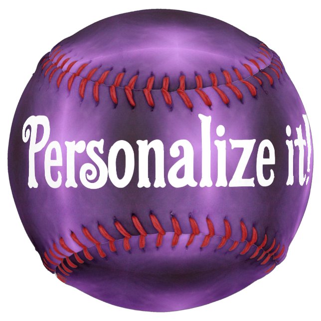 Purple Haze Ombre Softball (Front)