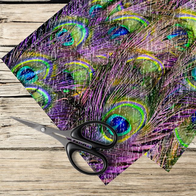 purple haze peacock feathers tissue paper (Creator Uploaded)