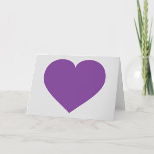 Purple heart card