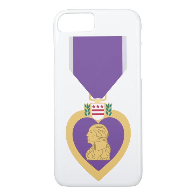 Purple Heart Case-Mate iPhone Case (Back)
