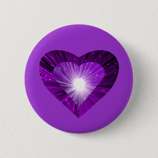 Purple Heart 'Heart' button purple