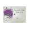 Purple Heart Leaf Tree Table Place Cards