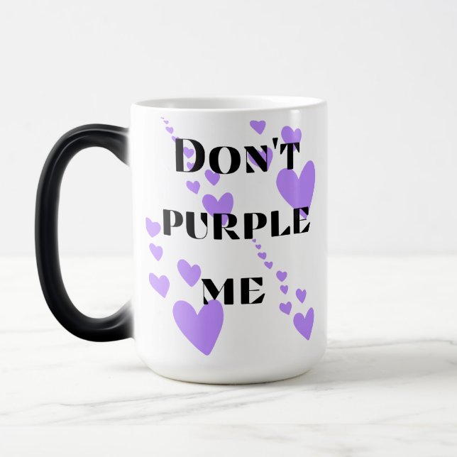 Purple Heart love mug (Left)