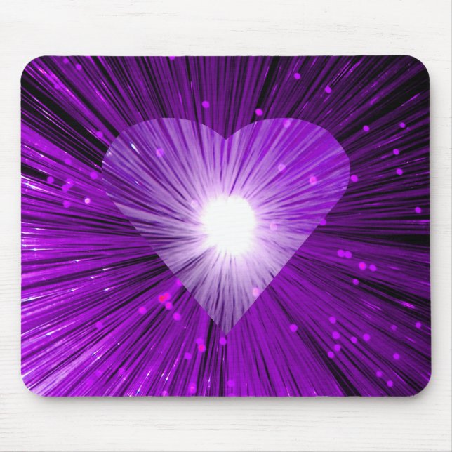Purple Heart mousepad (Front)