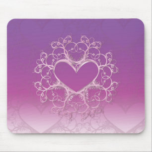 Purple Heart Mousepad