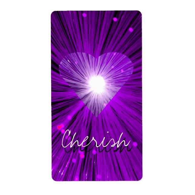 Purple Heart 'Name' label (Front)