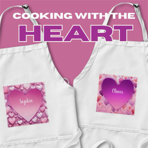 Purple Heart Name Standard Apron
