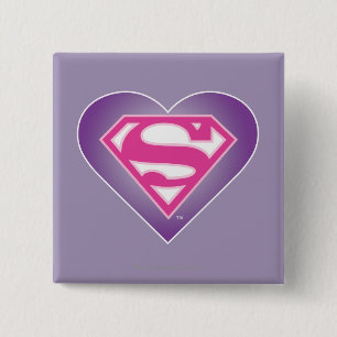Purple Heart S-Shield 15 Cm Square Badge