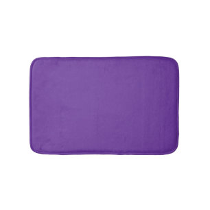 Purple Heart Solid Colour Bath Mat