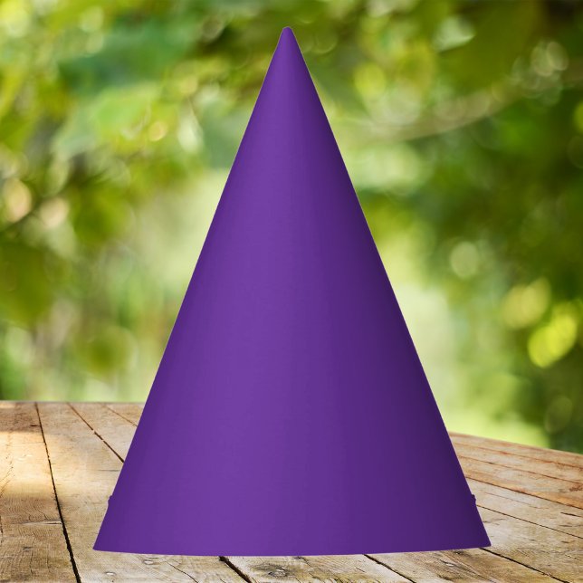 Purple Heart Solid Colour Party Hat (Creator Uploaded)