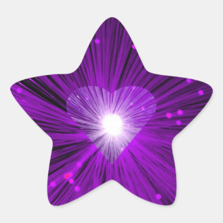 Purple Heart sticker star