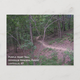 'Purple Heart Trail' Postcard