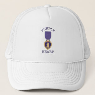 Purple Heart Trucker Hat
