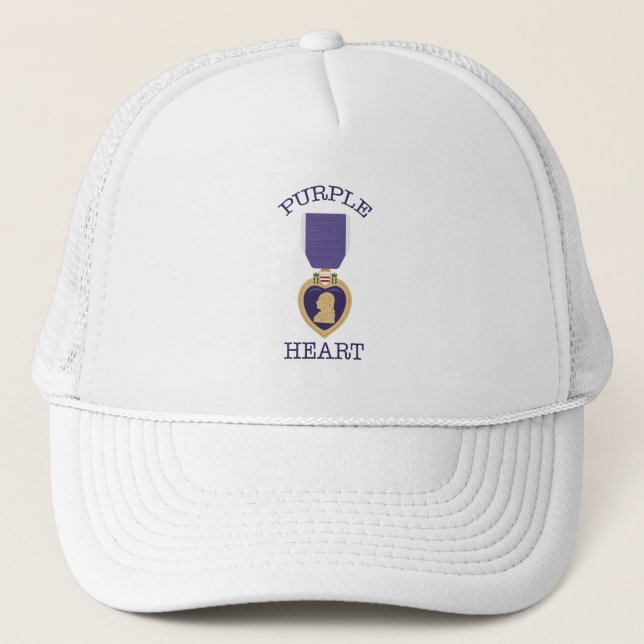 Purple Heart Trucker Hat (Front)