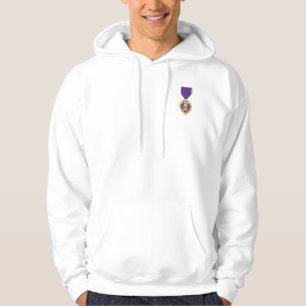 Purple Heart us Military Award Veteran Gift Hoodie