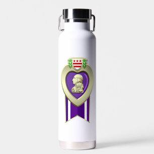 Purple Heart Water Bottle