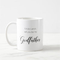 Purple Heart Will You Be My Godfather Proposal