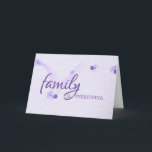 Purple Hearts for Sister In Law Birthday Card<br><div class="desc">Birthday for sister-in-law on lavender heart background pattern.</div>