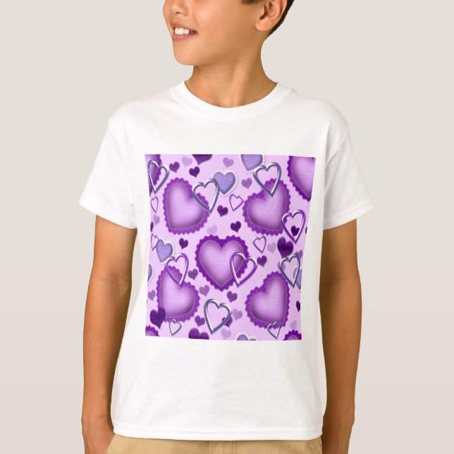 Purple Hearts T-Shirt (Front)