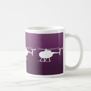 Purple Helicopter Coffee Mug