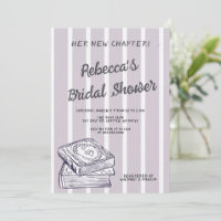 Purple Her New Chapter Storybook Bridal Shower