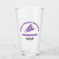 Purple High School Cheerleader Personalised