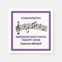 Purple High School Choir Custom Party