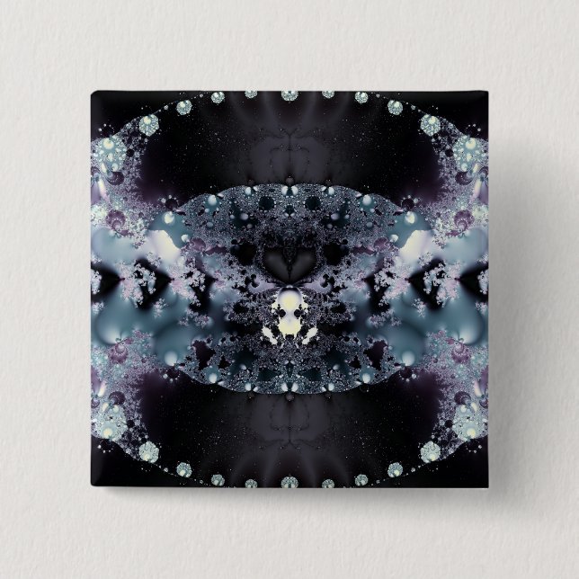 Purple Hole 15 Cm Square Badge (Front)
