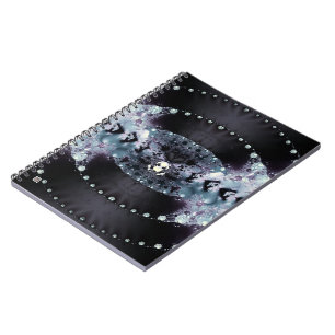 Purple Hole Spiral Notebook