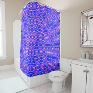 Purple Hombre Shower Curtain