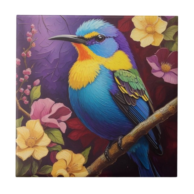 Purple Honeycreeper Tile (Front)
