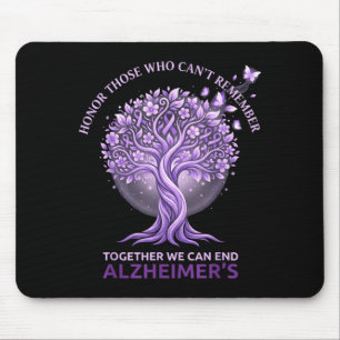 Purple honour those who can’t remember alzheimer’s mouse pad