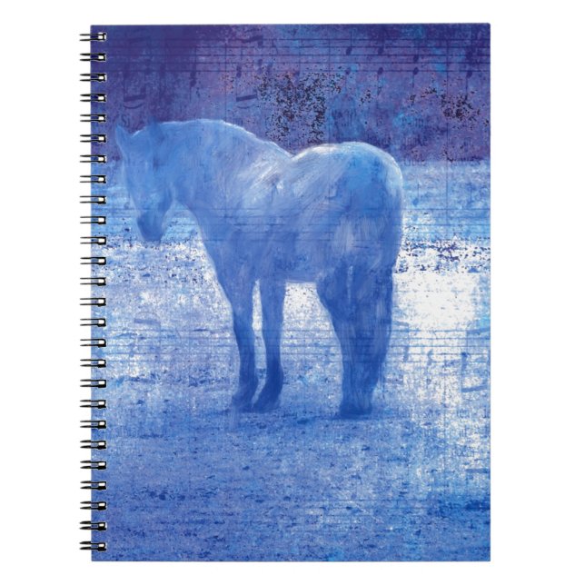 Purple Horse Digital Painting Notebook (Front)