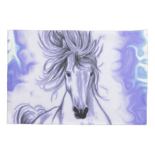 Purple Horse Pillowcase