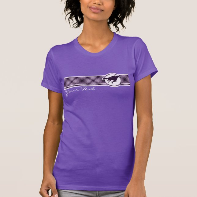 Purple Horse Racing T-Shirt (Front)
