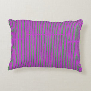 Purple Hot Pink Maroon Cool Cute Modern Abstract Decorative Cushion