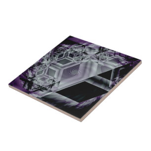 Purple Hue Ceramic Tile