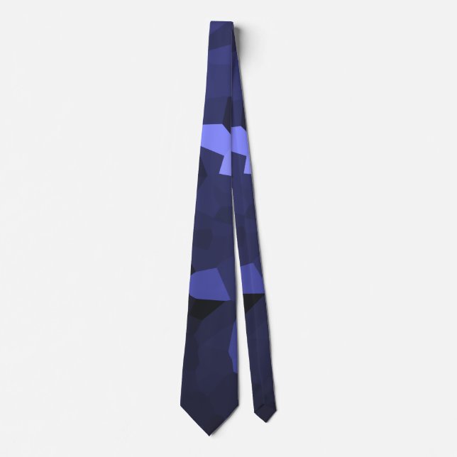 Purple Hue Crystallised Pattern Tie (Front)