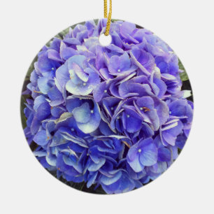 Purple Hydrangea Ceramic Tree Decoration