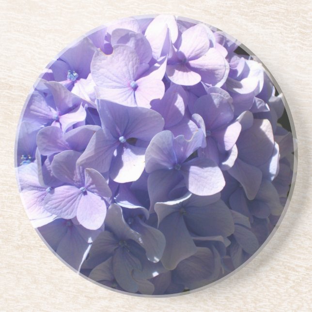 Purple Hydrangea Coaster (Front)