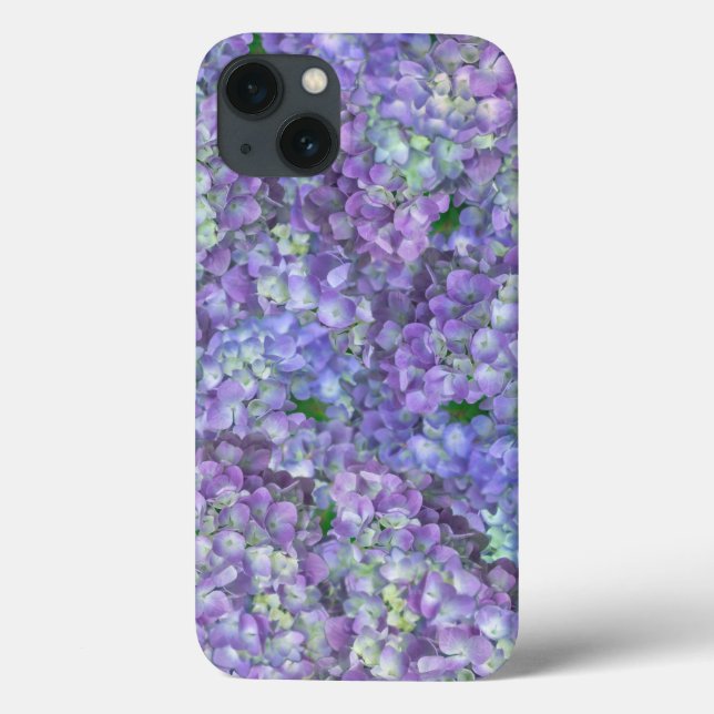 Purple hydrangea flowers Case-Mate iPhone case (Back)