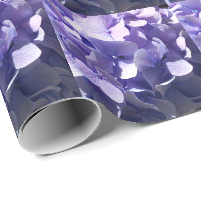 Purple Hydrangea Wrapping Paper (Roll Corner)
