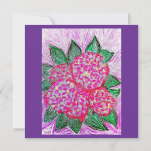 Purple Hydrangeas Card