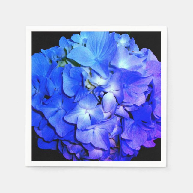 Purple Hydrangeas Napkin (Front)