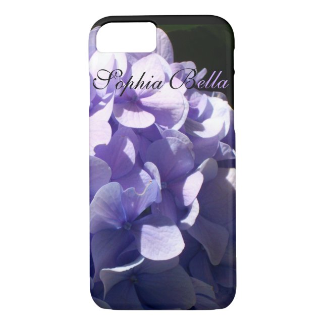 Purple Hydrangrea Case-Mate iPhone Case (Back)