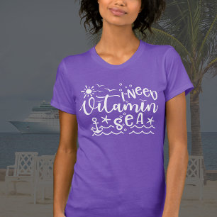 Purple I need vitamin sea T-Shirt