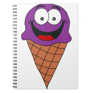 Purple Ice Cream Notebook