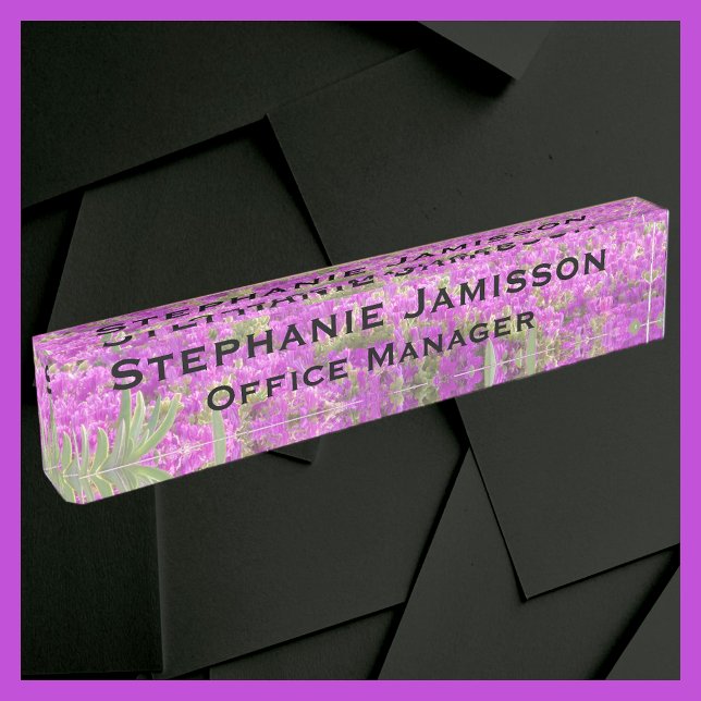 Purple Ice Plant, Name and Title  Nameplate (Creator Uploaded)