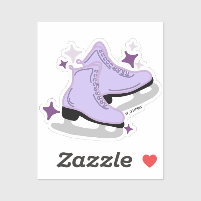 Purple Ice Skates (Sheet)